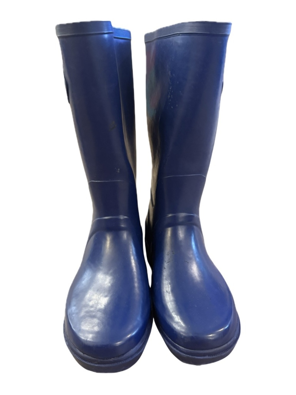 Polo Ralph Lauren Kids Navy Blue Rain Boots Youth Size 11-12 Waterproof Rubber